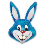 Шар(90/58 см) Фигура/8 Кролик,синий
