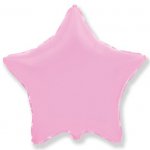 Шар (18"/46 см) Звезда пастель, Розовый