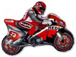 Шар (38"/74см) Мотоцикл Красный 