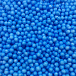 Шарики пенопласт, Голубые 2-4 мм