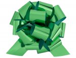 Бант-шар складной метал зеленый 11 см
